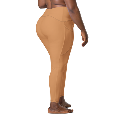 SOFT CORAL Neutral Leggings | Pair With Leopard WILDwear