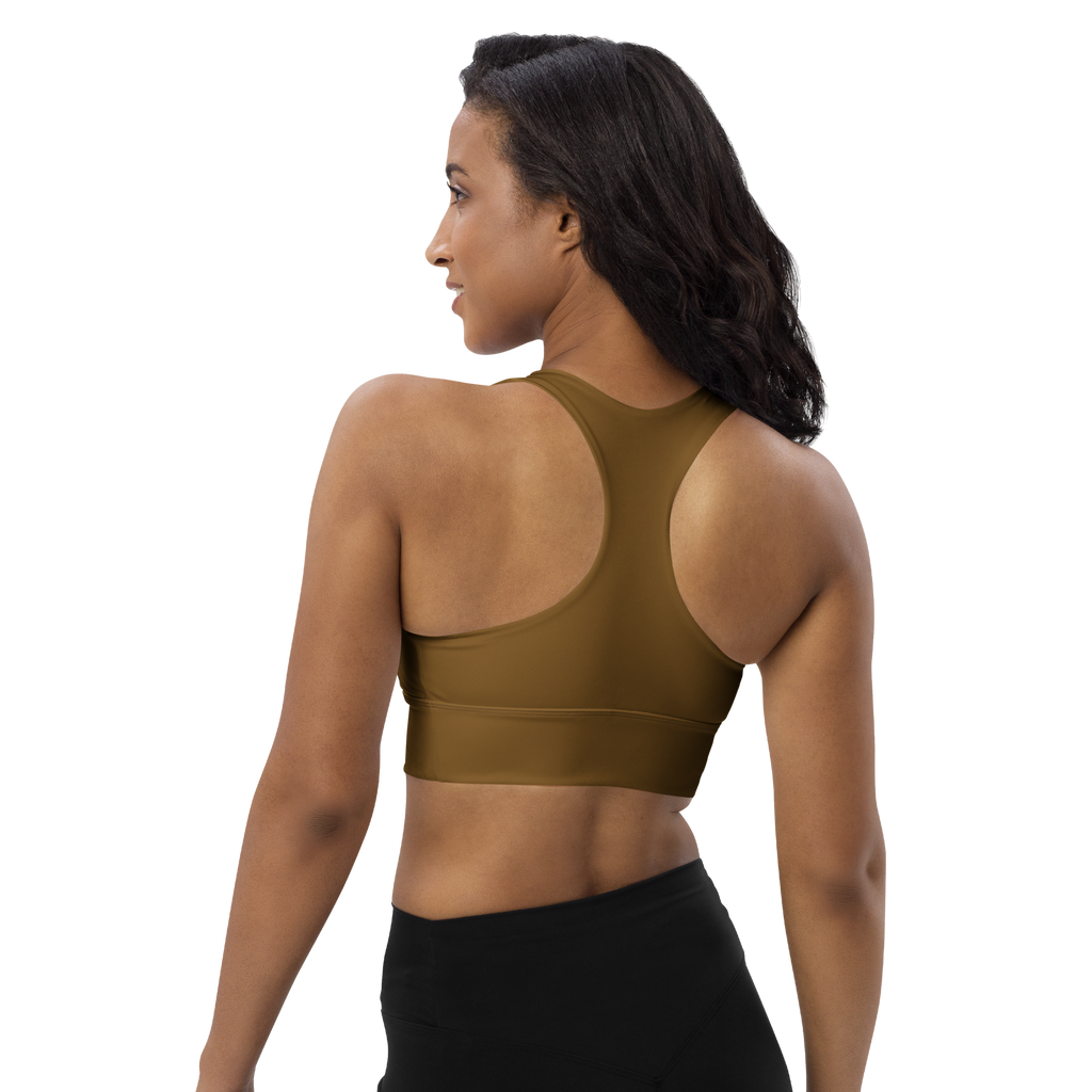 BROWN Neutral Sports Bra | Pair With Zebra WILDwear