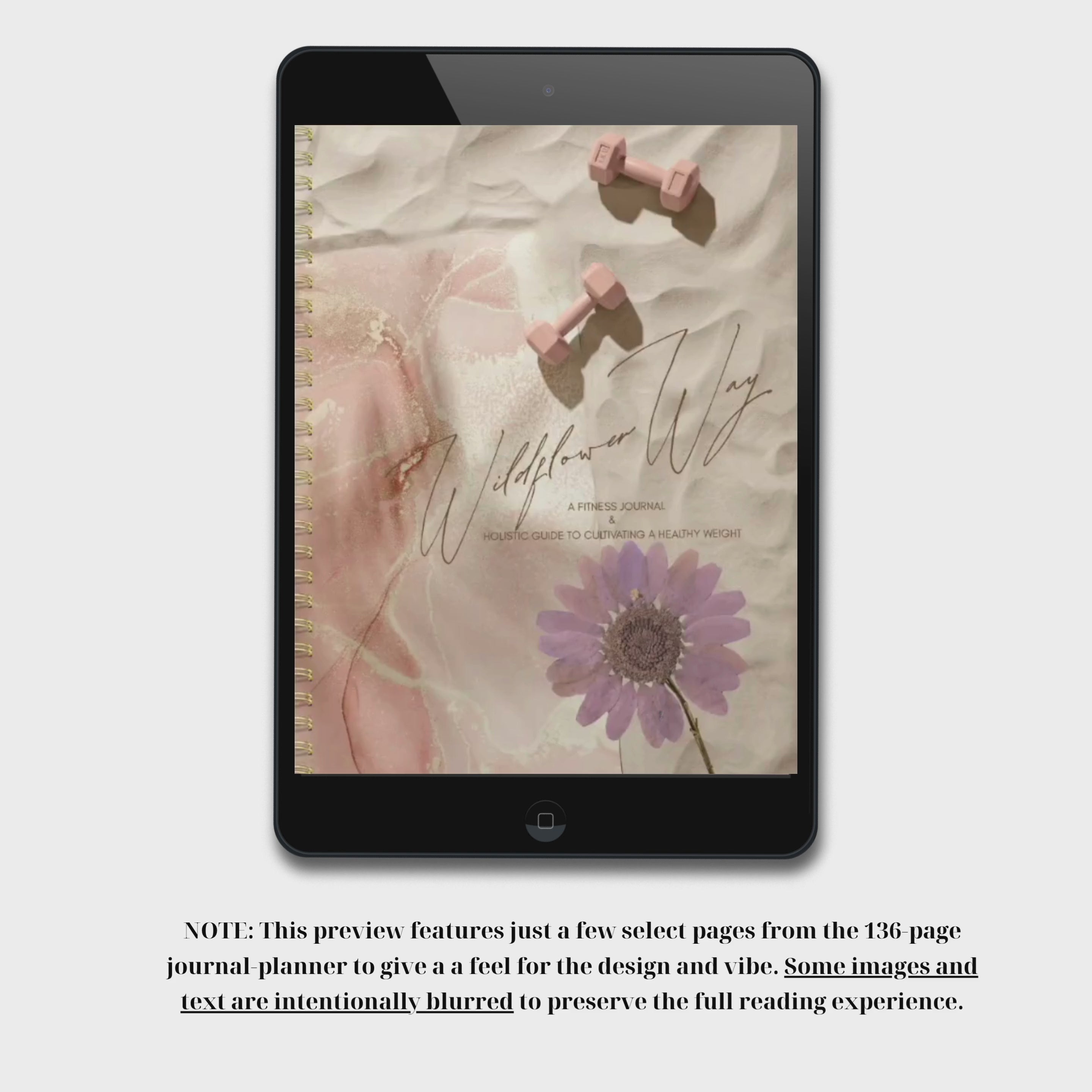 Wildflower Way: A Fitness Journal & Holistic Guide To Cultivating A Healthy Weight | Digital Journal