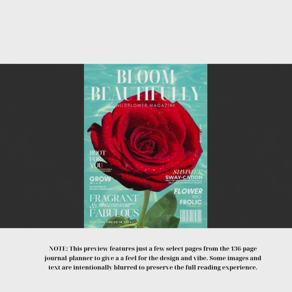ISSUE 03: BLOOM BEAUTIFULLY | Summer 2025 | Paperback Journal-Planner