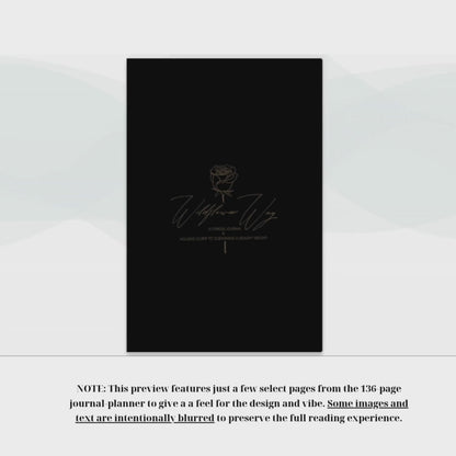 Wildflower Way: A Fitness Journal & Holistic Guide To Cultivating A Healthy Weight | Paperback Journal-Planner